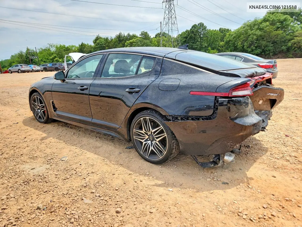 2022 Kia Stinger Gt1 VIN: KNAE45LC8N6121518 Lot: 57571846