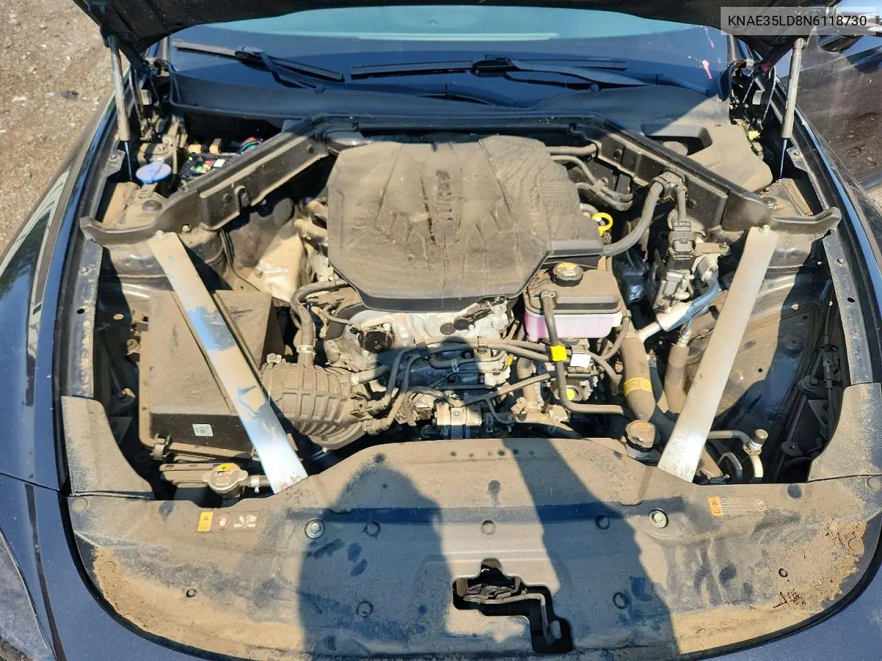 2022 Kia Stinger Gt Line VIN: KNAE35LD8N6118730 Lot: 58215656