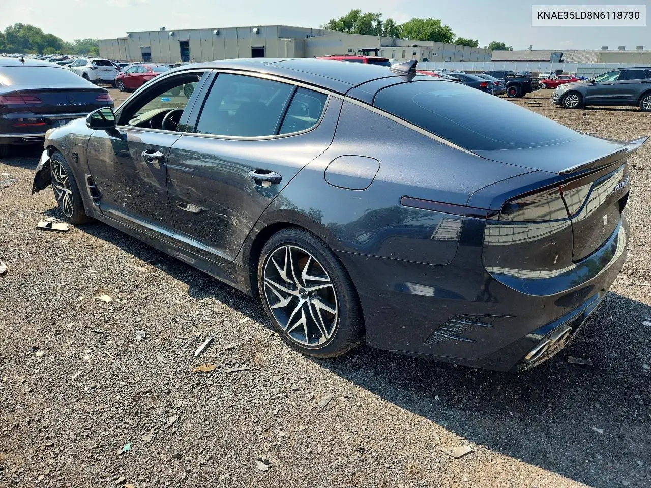 2022 Kia Stinger Gt Line VIN: KNAE35LD8N6118730 Lot: 58215656