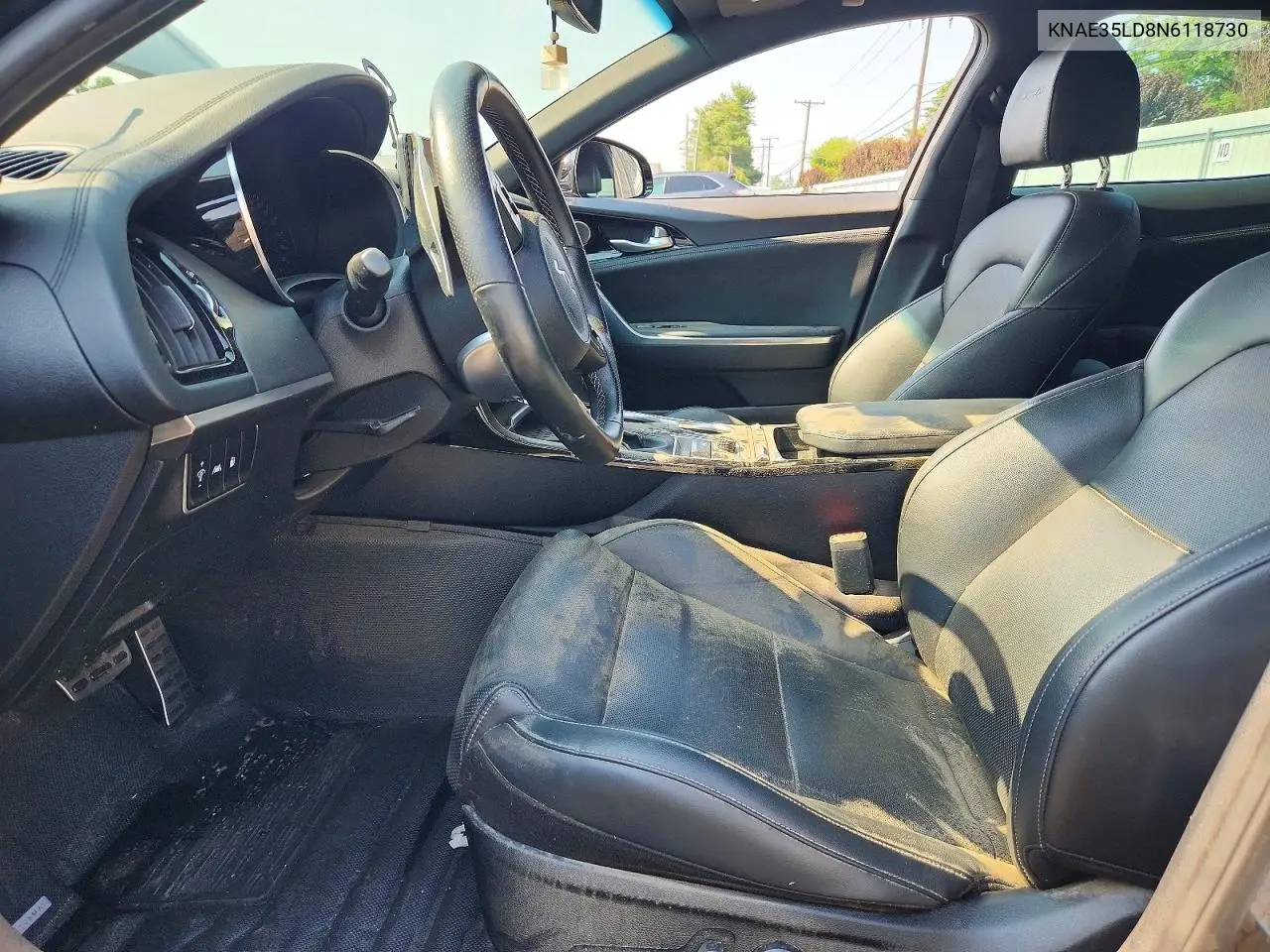 2022 Kia Stinger Gt Line VIN: KNAE35LD8N6118730 Lot: 58215656