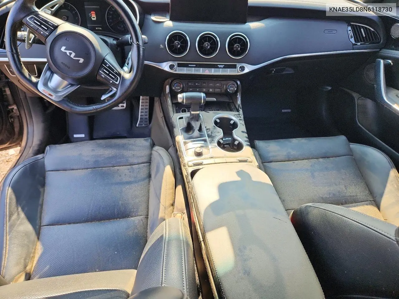 2022 Kia Stinger Gt Line VIN: KNAE35LD8N6118730 Lot: 58215656
