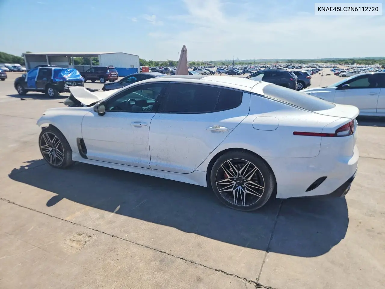 2022 Kia Stinger Gt1 VIN: KNAE45LC2N6112720 Lot: 60319916