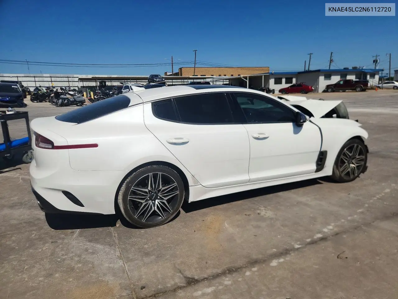2022 Kia Stinger Gt1 VIN: KNAE45LC2N6112720 Lot: 60319916