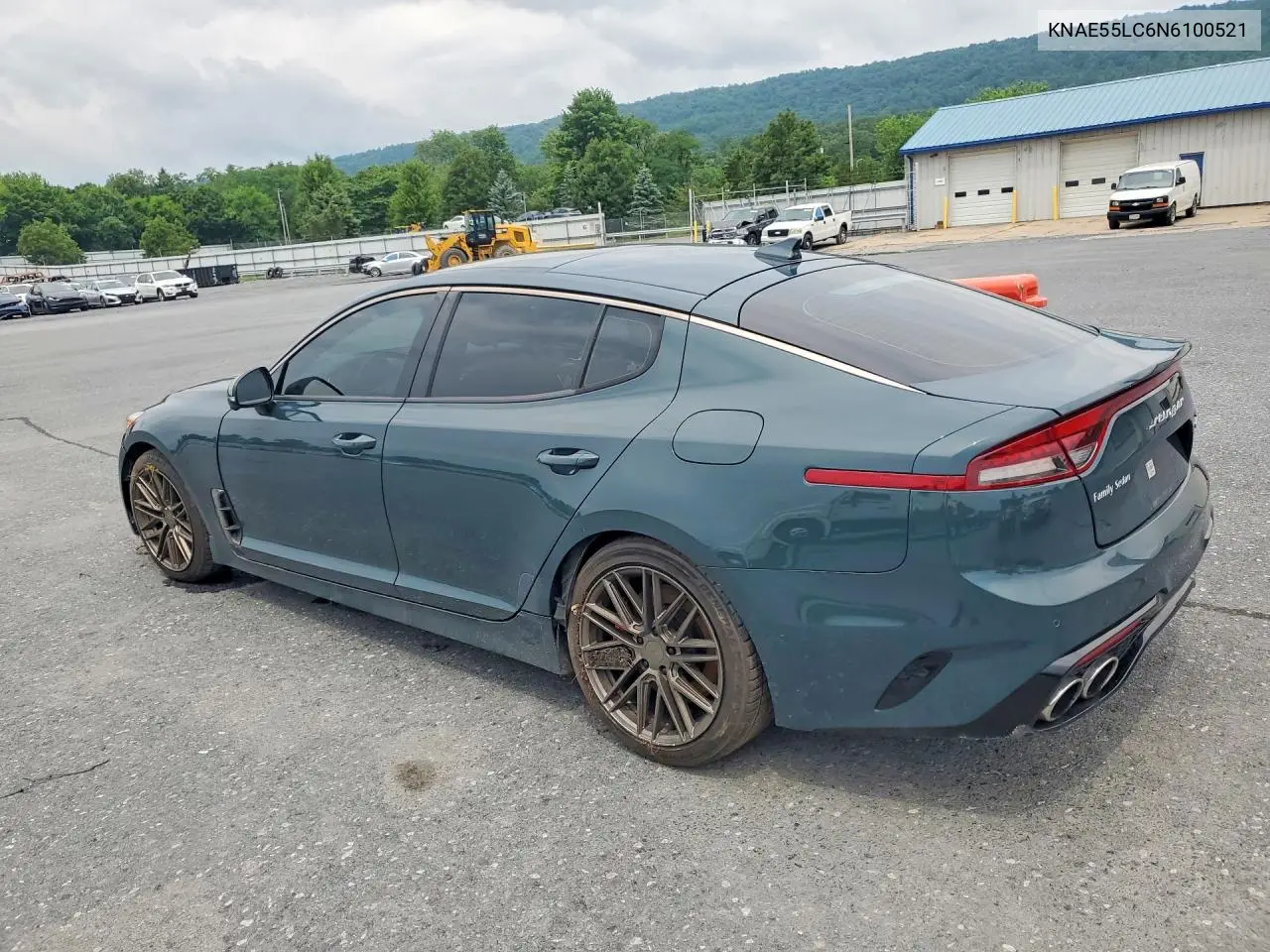 2022 Kia Stinger Gt2 VIN: KNAE55LC6N6100521 Lot: 60818436