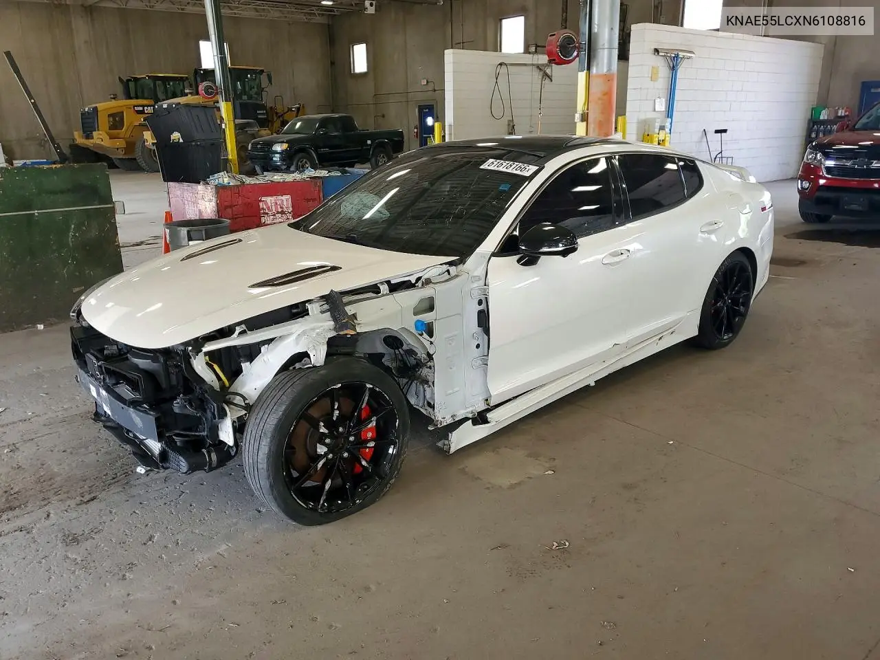 2022 Kia Stinger Gt2 VIN: KNAE55LCXN6108816 Lot: 61618166