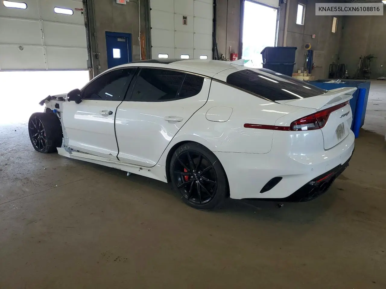 2022 Kia Stinger Gt2 VIN: KNAE55LCXN6108816 Lot: 61618166