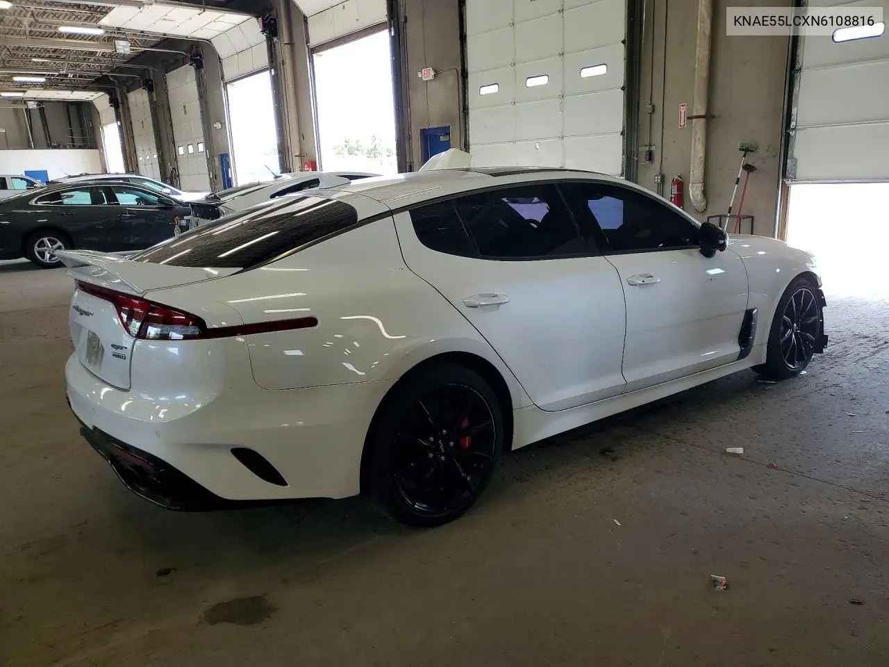 2022 Kia Stinger Gt2 VIN: KNAE55LCXN6108816 Lot: 61618166