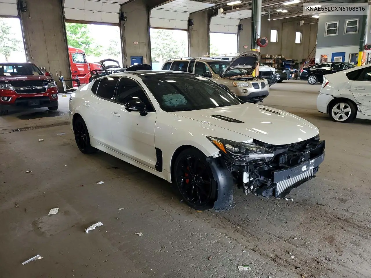 2022 Kia Stinger Gt2 VIN: KNAE55LCXN6108816 Lot: 61618166