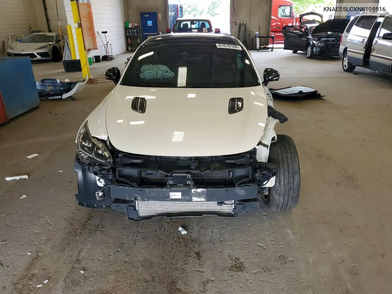 2022 Kia Stinger Gt2 VIN: KNAE55LCXN6108816 Lot: 61618166
