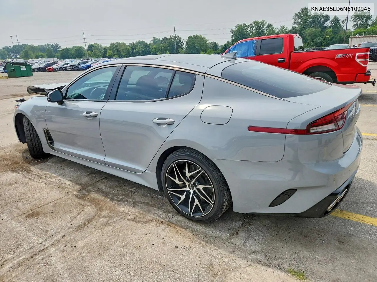 2022 Kia Stinger Gt Line VIN: KNAE35LD6N6109945 Lot: 61757456