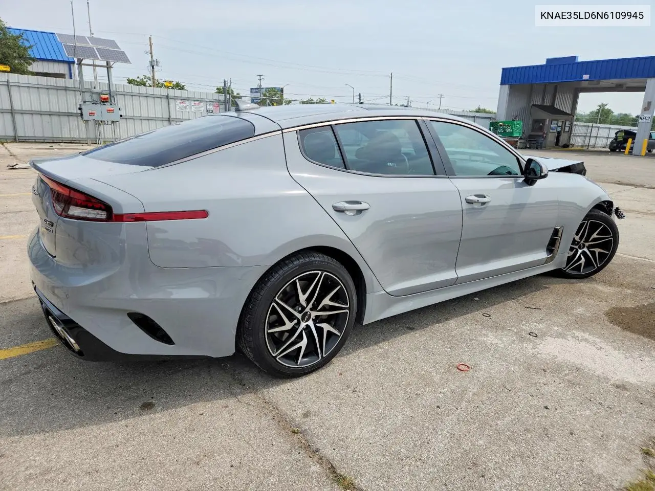 2022 Kia Stinger Gt Line VIN: KNAE35LD6N6109945 Lot: 61757456