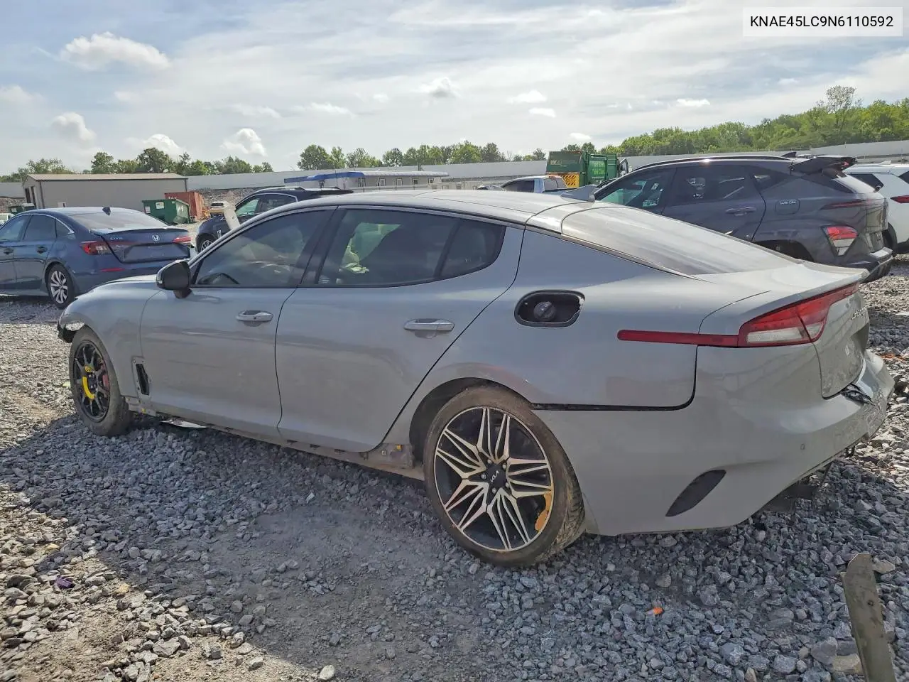2022 Kia Stinger Gt1 VIN: KNAE45LC9N6110592 Lot: 62056066