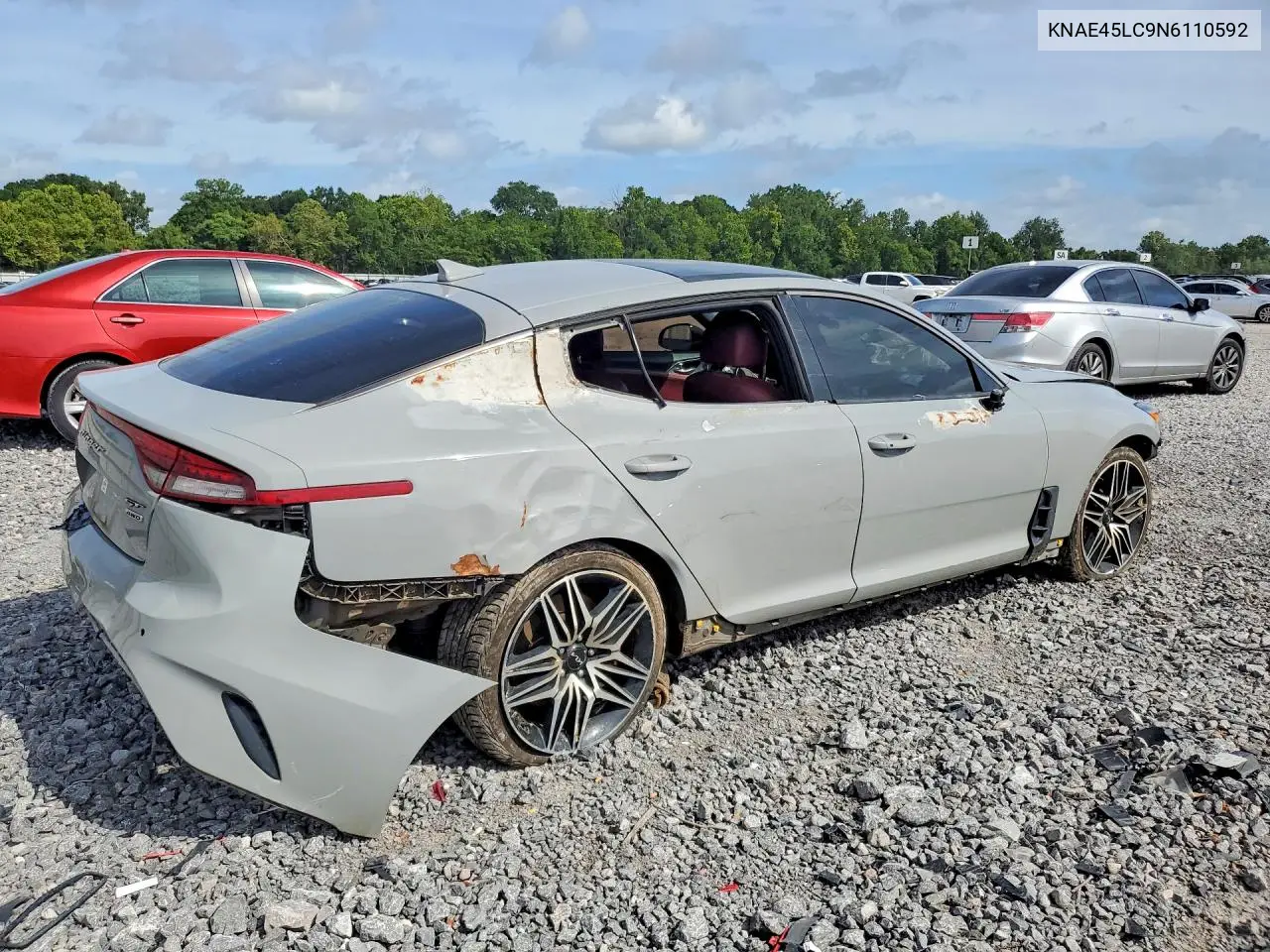 2022 Kia Stinger Gt1 VIN: KNAE45LC9N6110592 Lot: 62056066