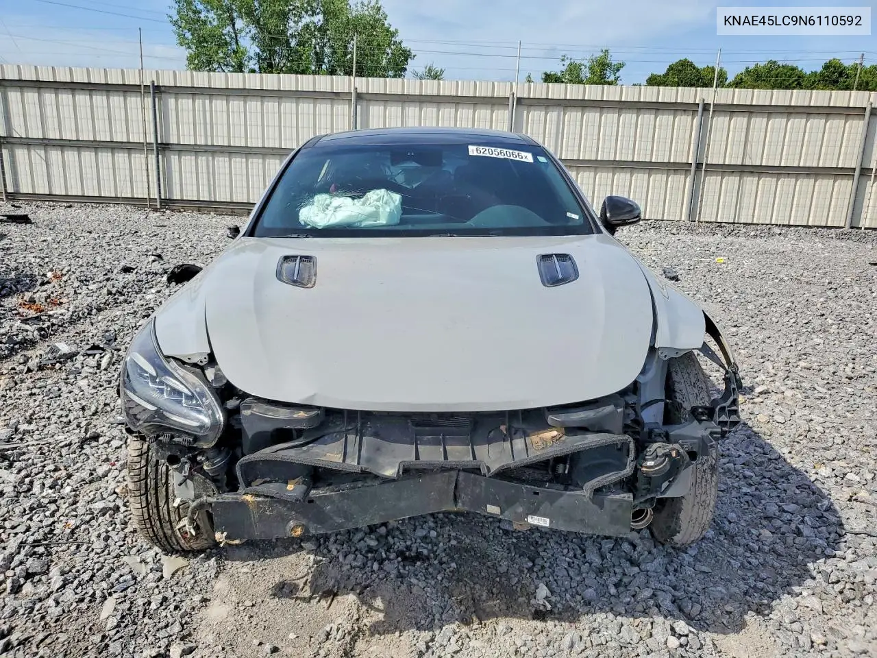 2022 Kia Stinger Gt1 VIN: KNAE45LC9N6110592 Lot: 62056066