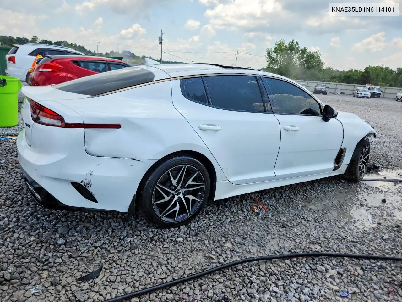 2022 Kia Stinger Gt Line VIN: KNAE35LD1N6114101 Lot: 85619815