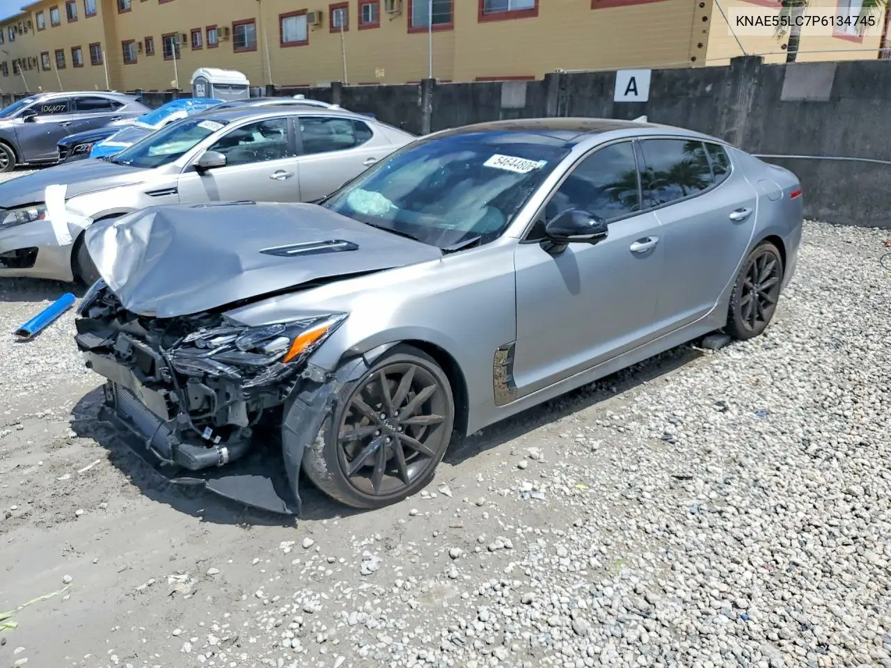 2023 Kia Stinger Gt2 VIN: KNAE55LC7P6134745 Lot: 54644806