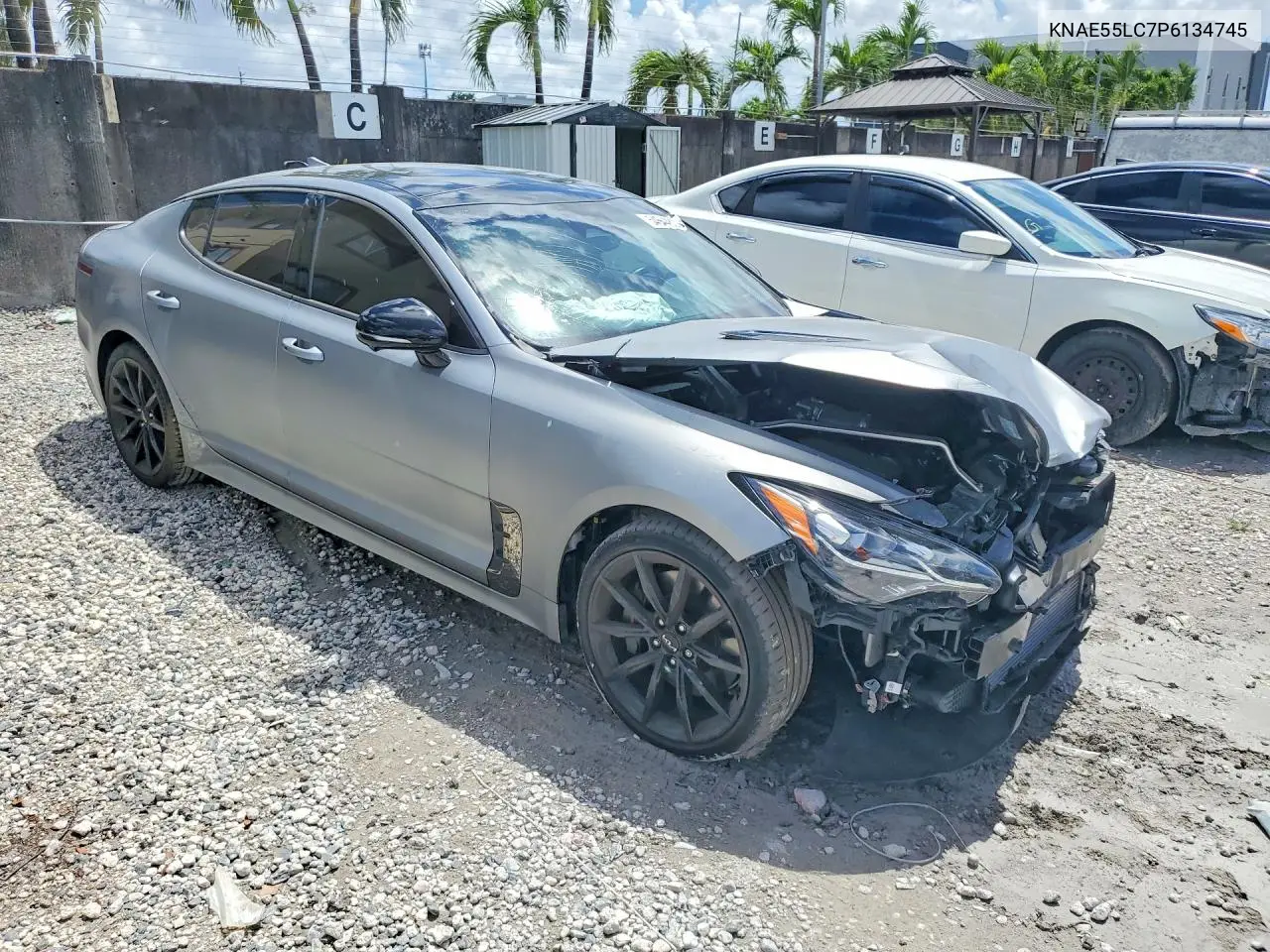 2023 Kia Stinger Gt2 VIN: KNAE55LC7P6134745 Lot: 54644806