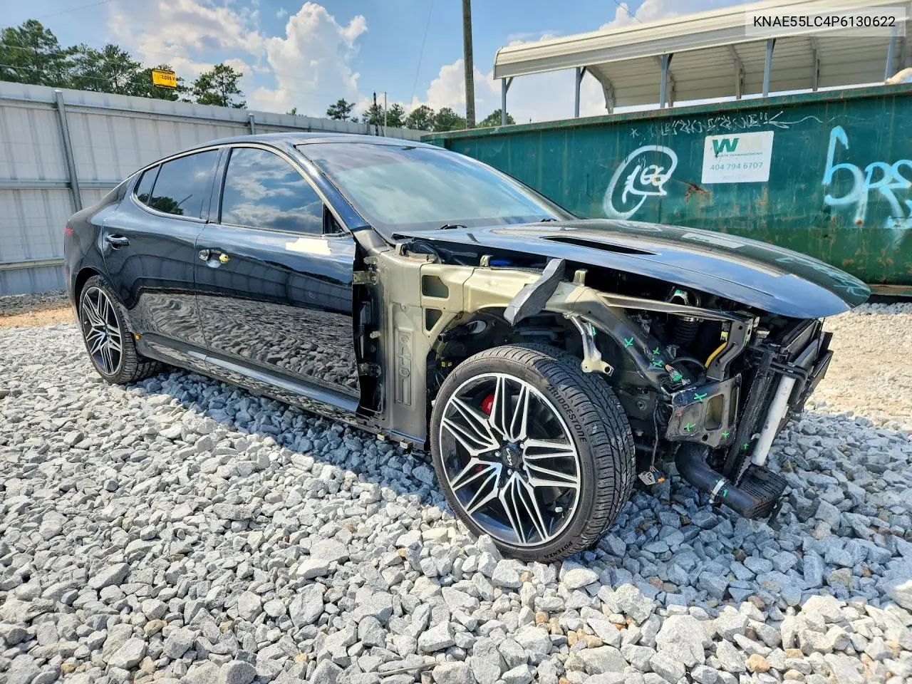 2023 Kia Stinger Gt2 VIN: KNAE55LC4P6130622 Lot: 56998546