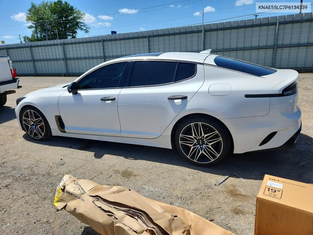 2023 Kia Stinger Gt2 VIN: KNAE55LC7P6134339 Lot: 59726596