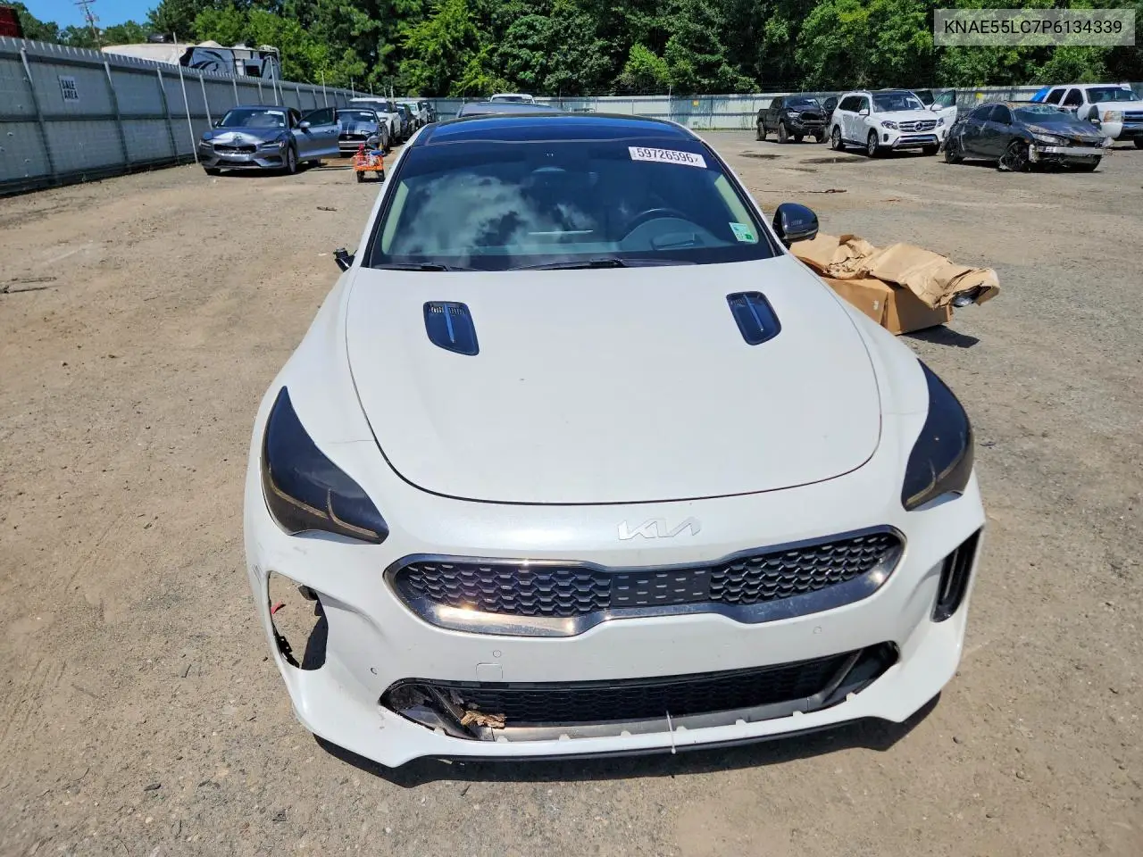 2023 Kia Stinger Gt2 VIN: KNAE55LC7P6134339 Lot: 59726596