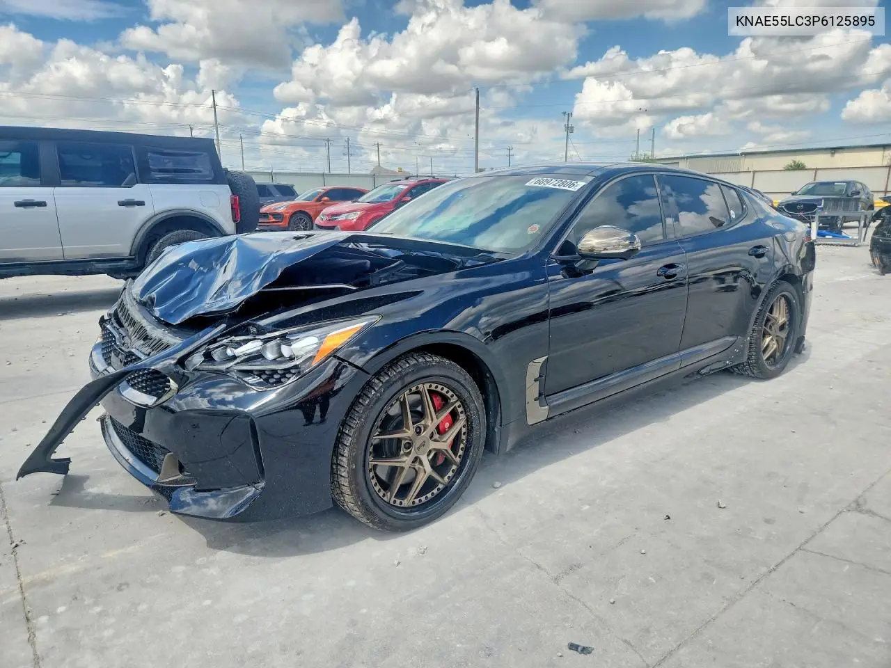 2023 Kia Stinger Gt2 VIN: KNAE55LC3P6125895 Lot: 60972806