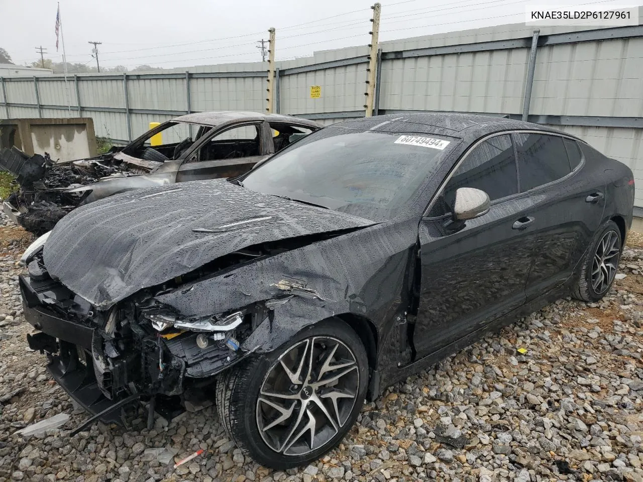 2023 Kia Stinger Gt Line VIN: KNAE35LD2P6127961 Lot: 80749494