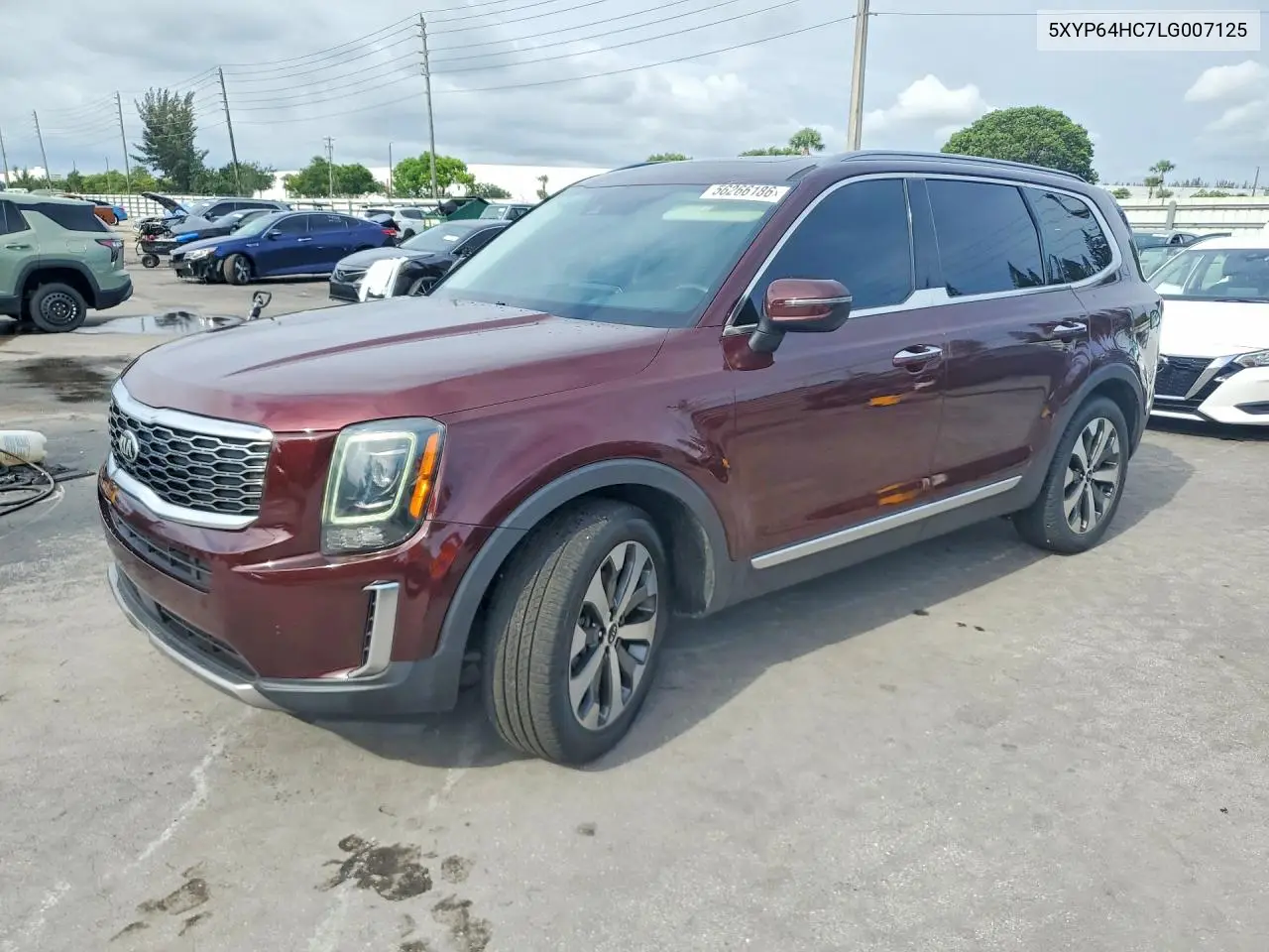 2020 Kia Telluride S VIN: 5XYP64HC7LG007125 Lot: 56266186
