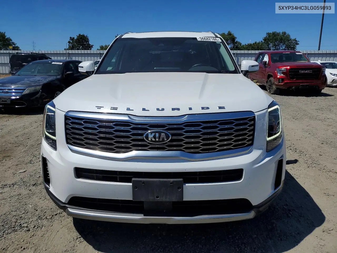 2020 Kia Telluride Ex VIN: 5XYP34HC3LG059893 Lot: 56682186