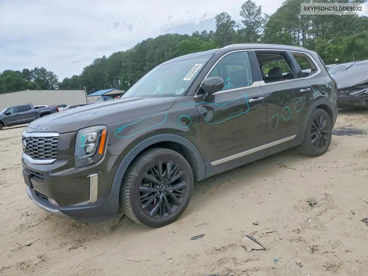 2020 Kia Telluride Sx VIN: 5XYP5DHC5LG088032 Lot: 57626436