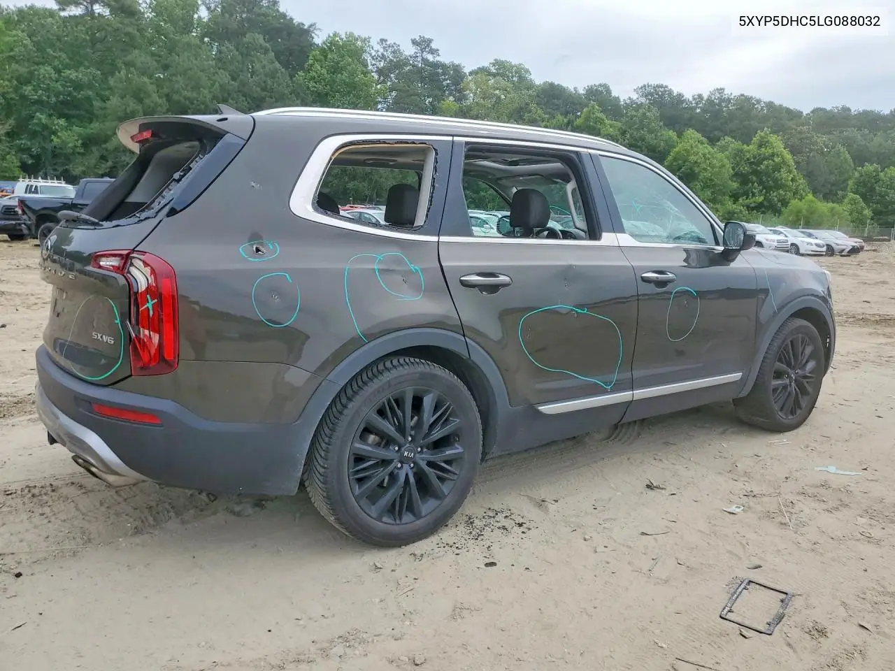 2020 Kia Telluride Sx VIN: 5XYP5DHC5LG088032 Lot: 57626436