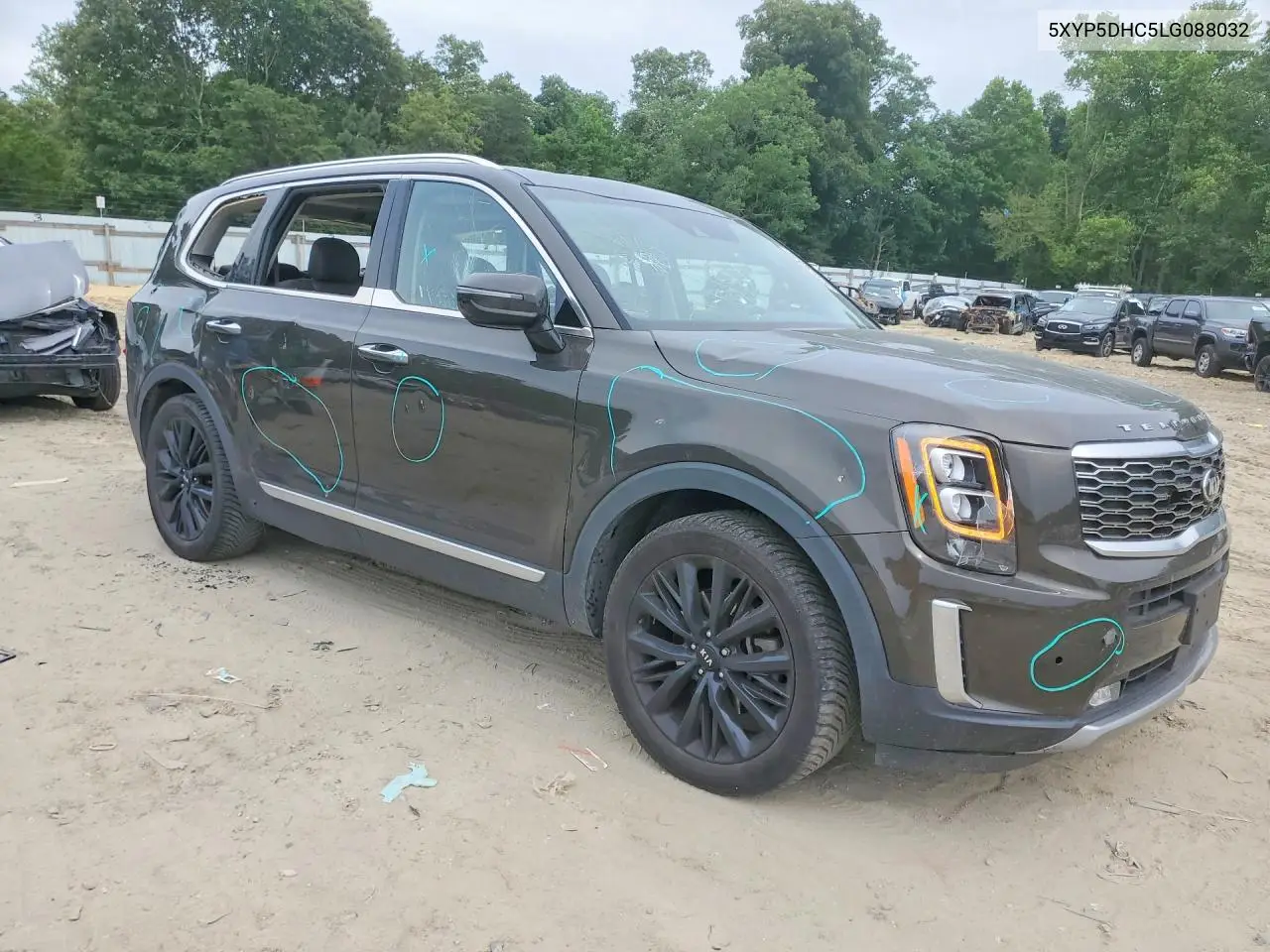 2020 Kia Telluride Sx VIN: 5XYP5DHC5LG088032 Lot: 57626436