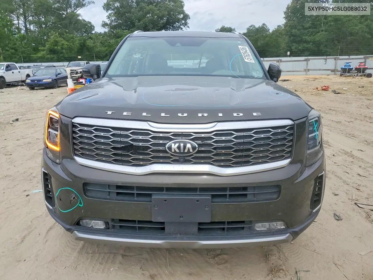 2020 Kia Telluride Sx VIN: 5XYP5DHC5LG088032 Lot: 57626436