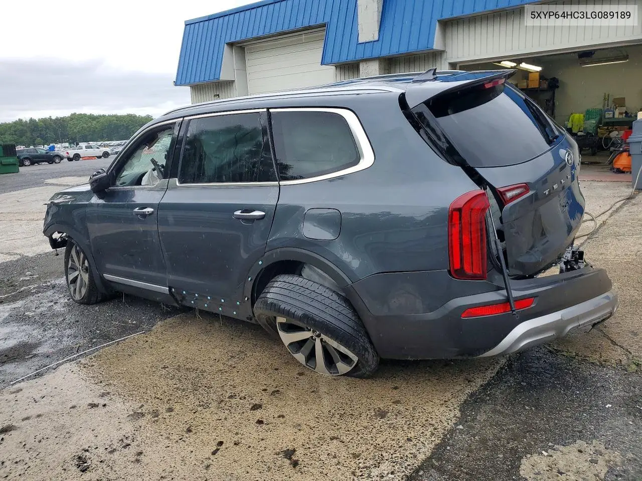 2020 Kia Telluride S VIN: 5XYP64HC3LG089189 Lot: 58004746
