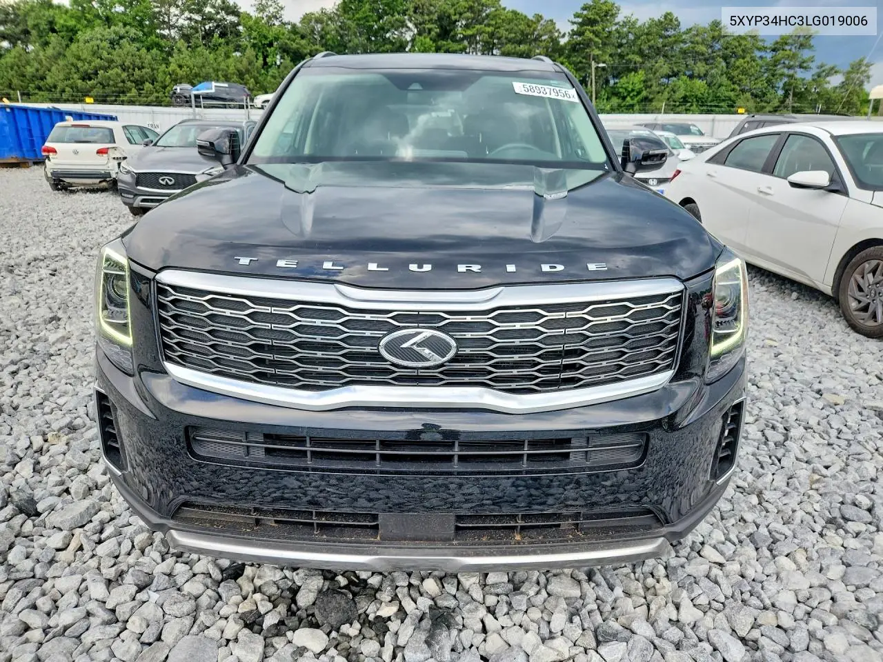 2020 Kia Telluride Ex VIN: 5XYP34HC3LG019006 Lot: 58937956