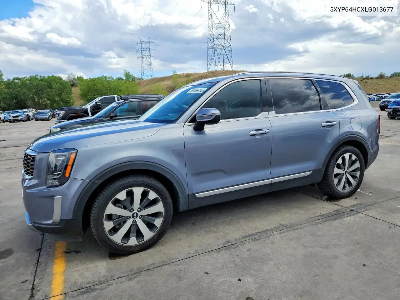 2020 Kia Telluride S VIN: 5XYP64HCXLG013677 Lot: 59639456