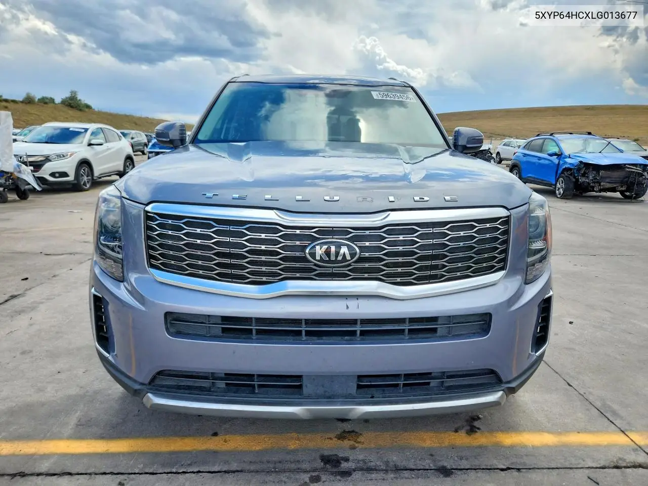 2020 Kia Telluride S VIN: 5XYP64HCXLG013677 Lot: 59639456