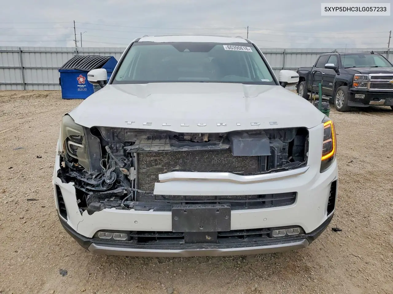 2020 Kia Telluride Sx VIN: 5XYP5DHC3LG057233 Lot: 60390616