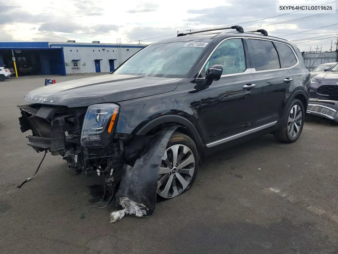 2020 Kia Telluride S VIN: 5XYP64HC1LG019626 Lot: 60471066