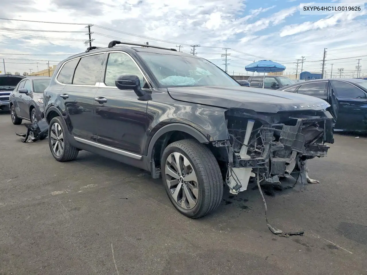 2020 Kia Telluride S VIN: 5XYP64HC1LG019626 Lot: 60471066