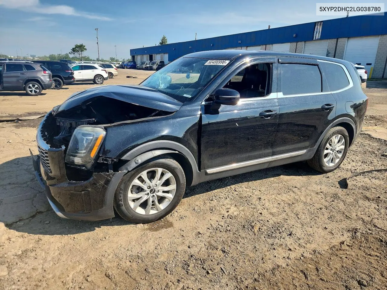 2020 Kia Telluride Lx VIN: 5XYP2DHC2LG038780 Lot: 60486996