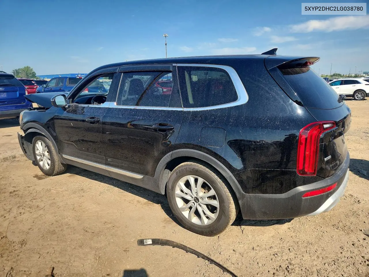 2020 Kia Telluride Lx VIN: 5XYP2DHC2LG038780 Lot: 60486996