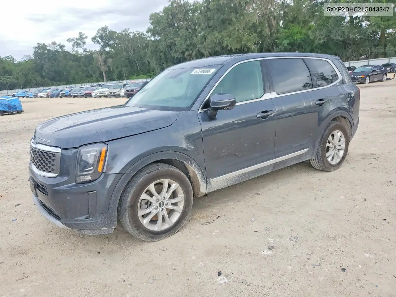 2020 Kia Telluride Lx VIN: 5XYP2DHC2LG043347 Lot: 60549096
