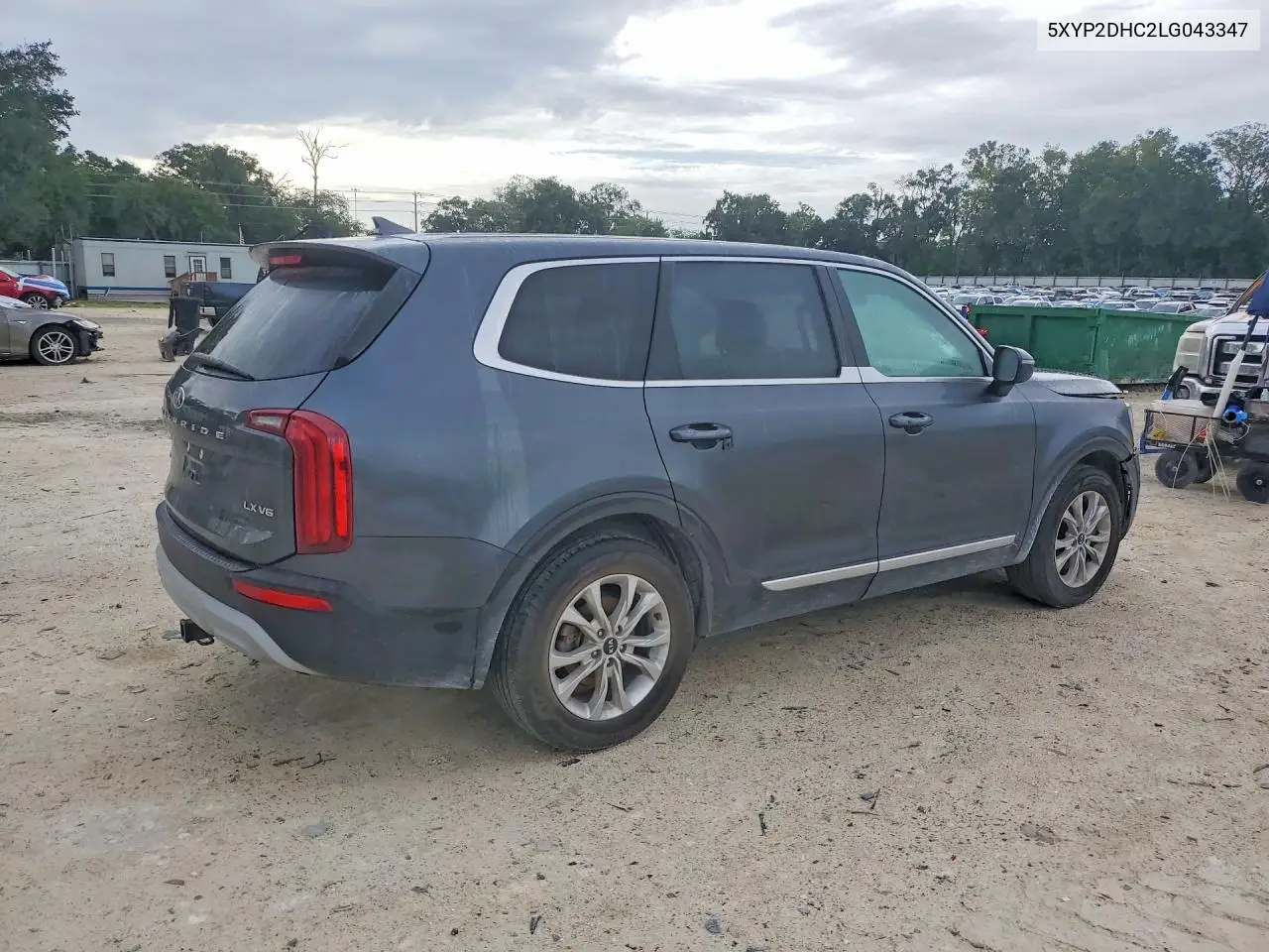 2020 Kia Telluride Lx VIN: 5XYP2DHC2LG043347 Lot: 60549096