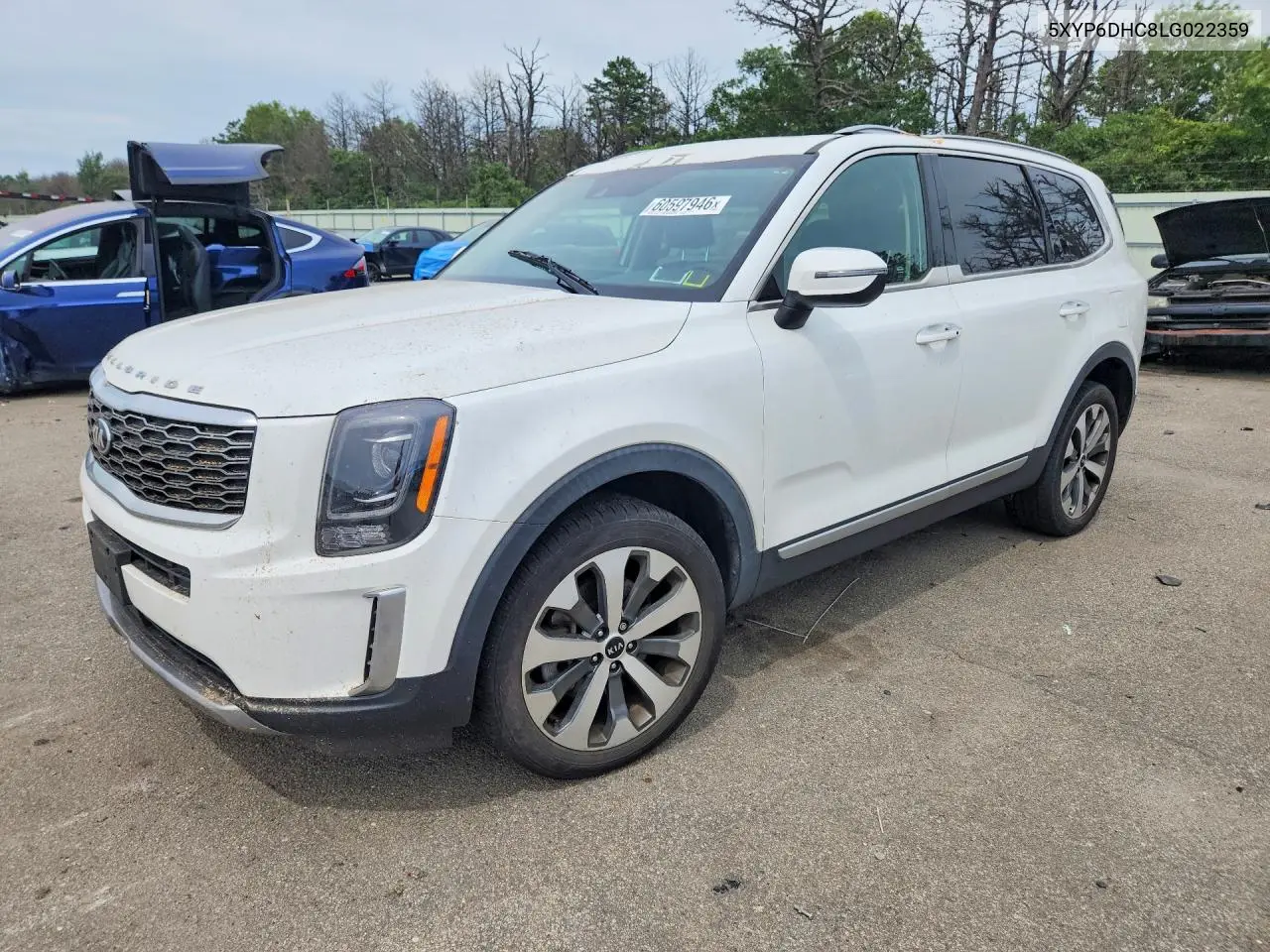 2020 Kia Telluride S VIN: 5XYP6DHC8LG022359 Lot: 60597946