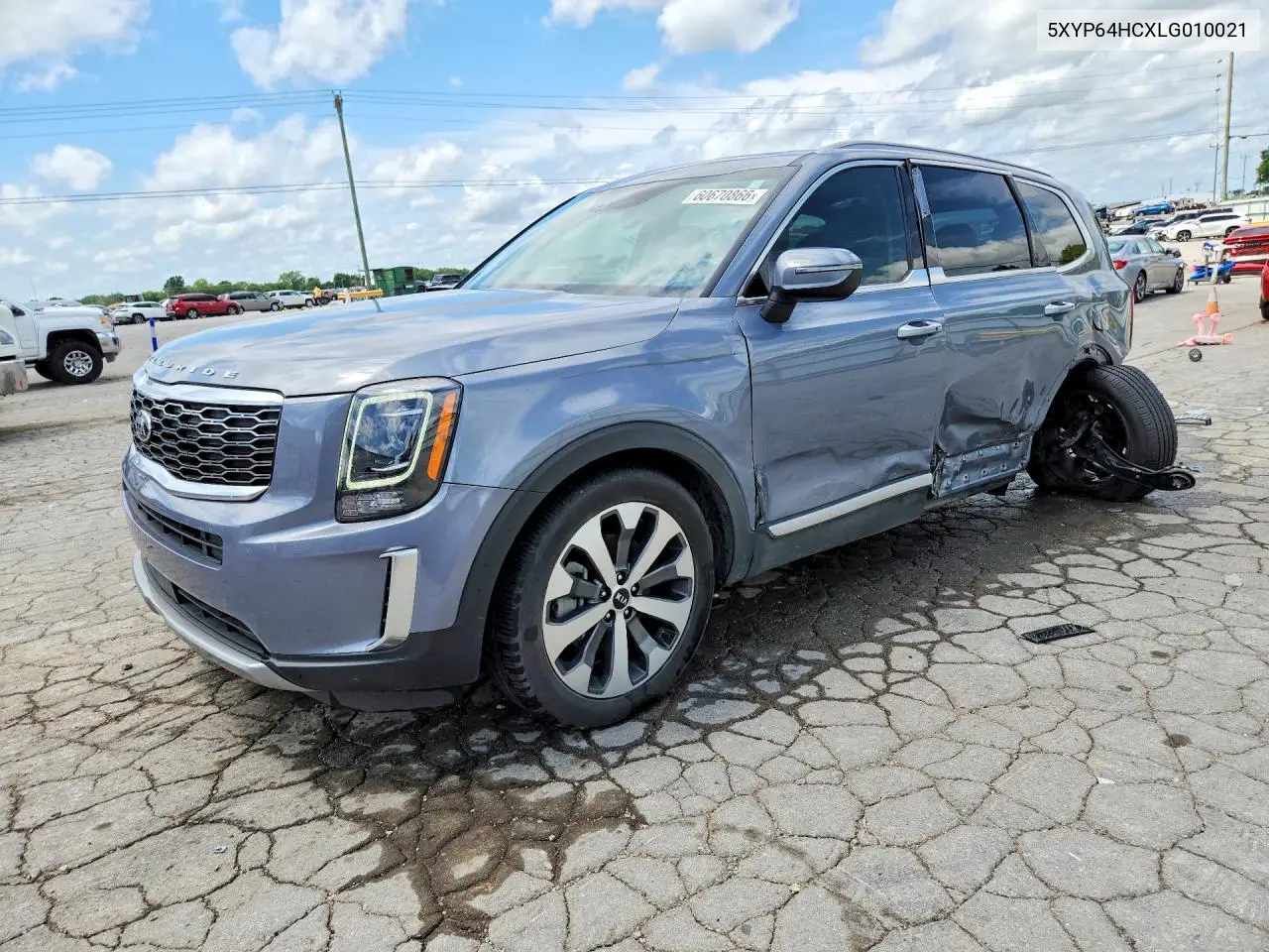 2020 Kia Telluride S VIN: 5XYP64HCXLG010021 Lot: 60670866