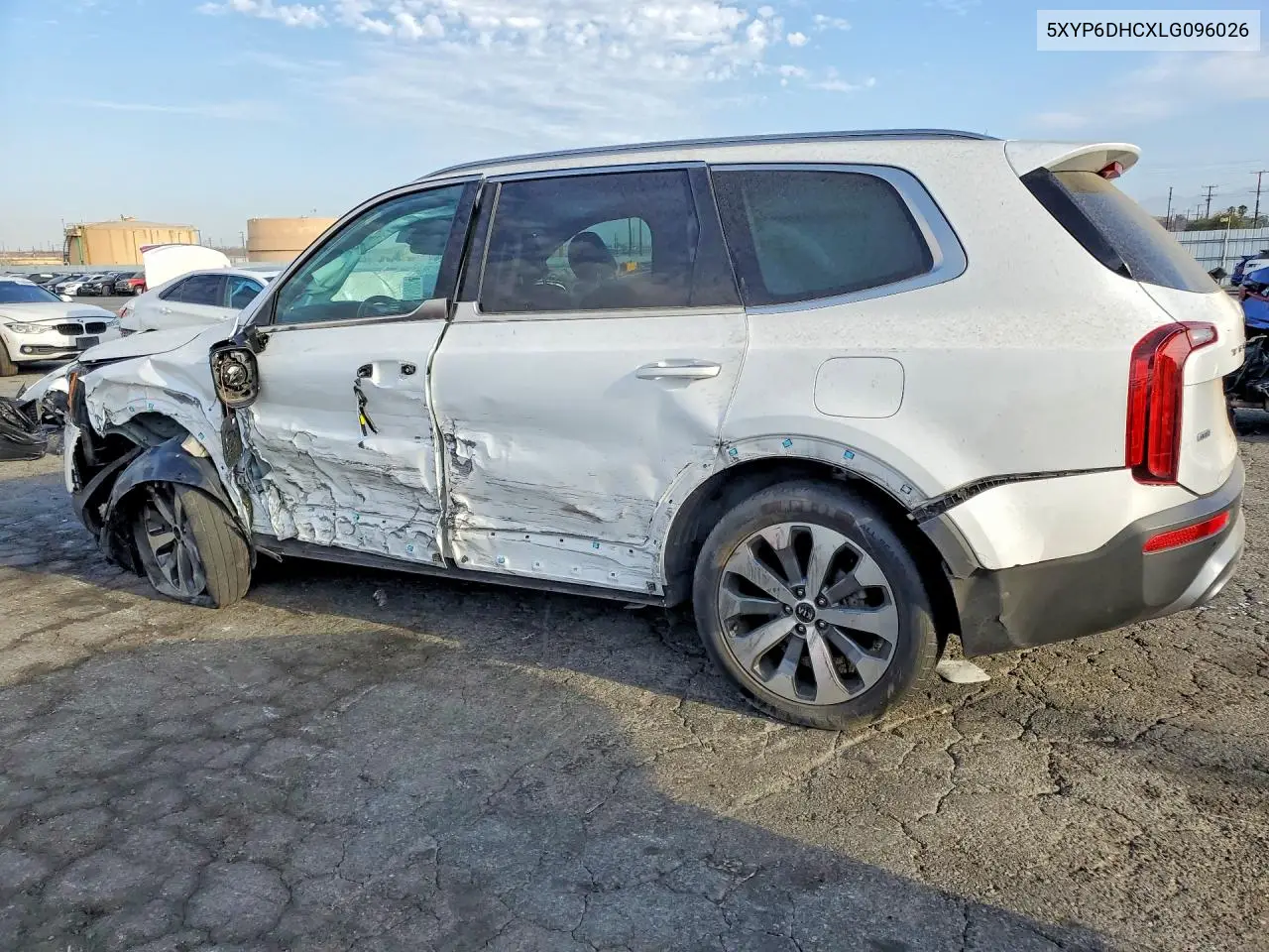 2020 Kia Telluride S VIN: 5XYP6DHCXLG096026 Lot: 60925896