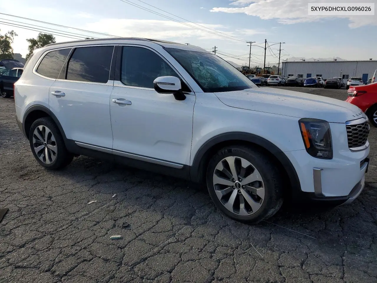 2020 Kia Telluride S VIN: 5XYP6DHCXLG096026 Lot: 60925896