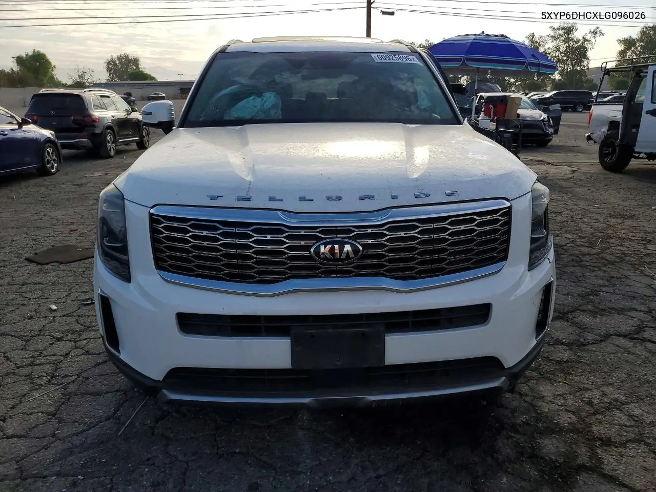 2020 Kia Telluride S VIN: 5XYP6DHCXLG096026 Lot: 60925896