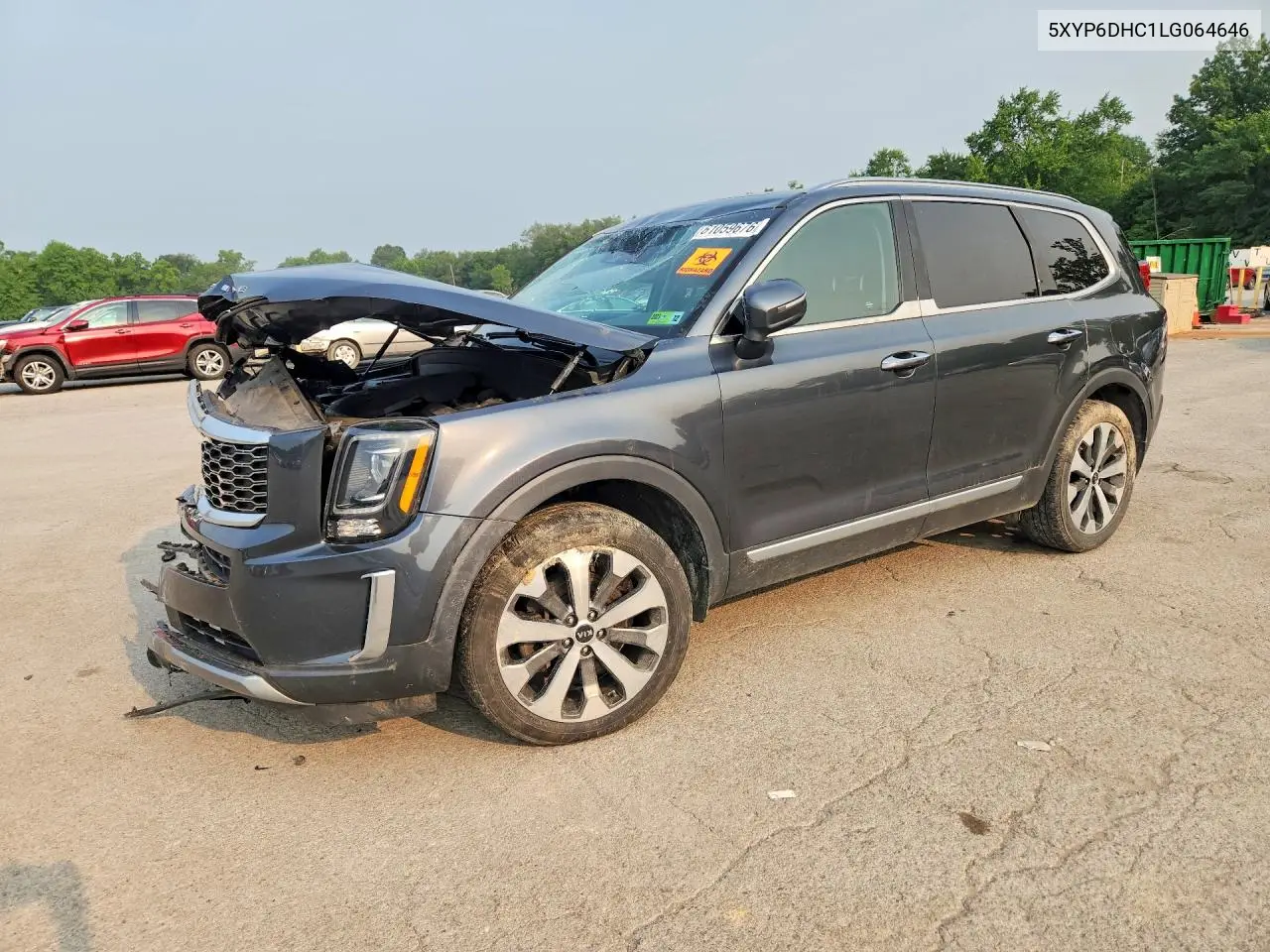 2020 Kia Telluride S VIN: 5XYP6DHC1LG064646 Lot: 61059676
