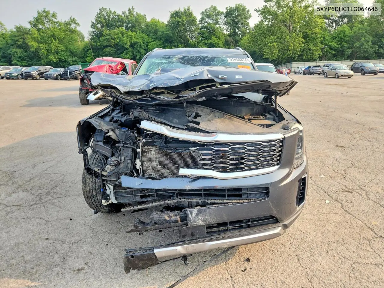 2020 Kia Telluride S VIN: 5XYP6DHC1LG064646 Lot: 61059676